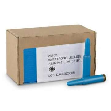DAG Training munitie kaliber .308Winchester / 7,62x51  plastic kogel