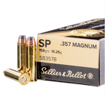 Sellier & Bellot .357 Magnum 158 gr SP